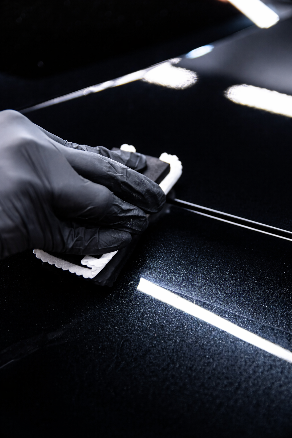 レジンコーティングの施工作業